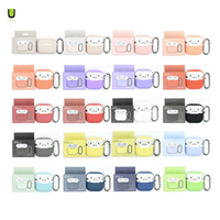 Étui pour écouteurs en silicone antichoc, couleur unie, avec boîte de vente au détail, charge sans fil, étui pour écouteurs pour Airpos Pro 2