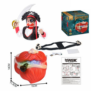 Chenhai SamToyCn pengganti suara Lion masker anak-anak interaksi mulut plastik Headgear pesta masker mainan dengan cahaya dan USB - Product Image 2