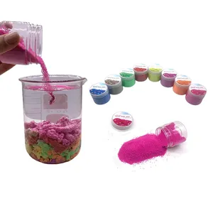 批发定制颜色梦幻DIY沙子散装魔术儿童水砂造型
