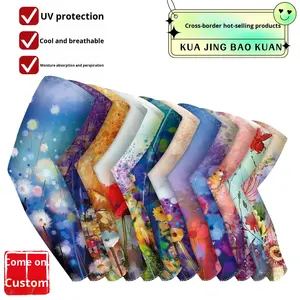 Maniche Protettive Anti-UV Traspiranti e Rinfrescanti con Effetto Ghiaccio, Asciugatura Rapida, in Seta Ghiacciata, per Sport <span class=keywords><strong>Estivi</strong></span> all'Aperto, Colori Assortiti - Product Image 4