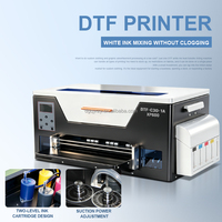 Impresora DTF de 30 cm con cabezal Epson XP600, máquina de impresión directa a película con tinta blanca para personalización de camisetas, telas y prendas.