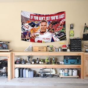 3x5 pieds Talladega Nights Ricky Bobby Flag You Ain't 1st You're Last Durable Man Cave Wall Banner Brass Grommets Funny Flag - Product Image 2