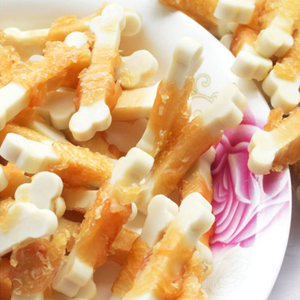 Wholesale Healthy <strong>Dog</strong> Cat Treats and Food Molar Stick Cheese <strong>Bone</strong> Twined by Chicken Jerky Pet Snacks - Product Image 2