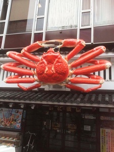 Modèle géant de <span class=keywords><strong>crabe</strong></span> roi en fibre de verre pour la décoration de restaurant de fruits de mer, sculpture de <span class=keywords><strong>crabe</strong></span> 3D éclairée par LED pour la décoration extérieure de vitrine - Product Image 1