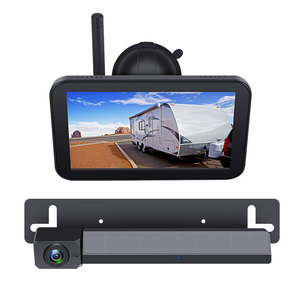 Recharge solaire étanche caméra de recul <span class=keywords><strong>sans</strong></span> <span class=keywords><strong>fil</strong></span> moniteur d'angle mort caméra de recul avec écran de 5 pouces pour camion - Product Image 1