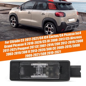Luz de matrícula tipo pareo para Citroën C3 C4 Cactus 2017-2021, pieza ABS integrada 96614809806340G316340F0 - Product Image 2