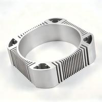 Casing Motor Aluminium Ekstrusi Persegi, Housing Heat Sink CNC, Casing Motor Servo untuk Peralatan Otomasi EV