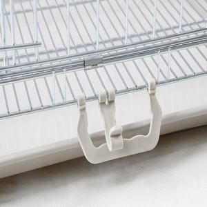 Fabrika toptan sıcak satış çoklu boyutları köpek kafesi evcil hayvan kulubesi Metal katlanabilir kapatılabilir muhafaza Mesh evcil hayvan sandığı - Product Image 5