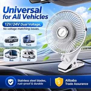 <span class=keywords><strong>Ventilador</strong></span> de Techo Portátil <span class=keywords><strong>para</strong></span> Auto de 12V/24V con Flujo de Aire Potente, <span class=keywords><strong>Ventilador</strong></span> de Refrigeración Universal <span class=keywords><strong>para</strong></span> Techo de Camión, Autobús o Camioneta - Product Image 3