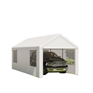 Chine Fabricant Structure en acier Portable <span class=keywords><strong>Abri</strong></span> <span class=keywords><strong>de</strong></span> stockage Garage Carport Garages Bâtiment Tente <span class=keywords><strong>de</strong></span> garage pour deux voitures - Product Image 1