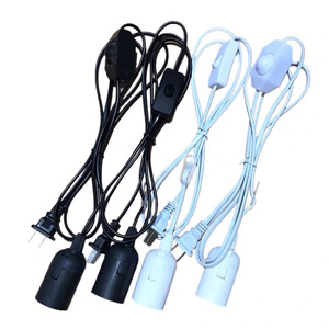 Portalámparas Vintage <span class=keywords><strong>E14</strong></span> tipo UE, enchufe de lámpara de sal del Himalaya, atenuador de energía eléctrica, interruptor de cable de encendido y apagado con Cable de 1,2 M - Product Image 6