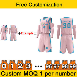 ชุดบาสเก็ตบอลแบบข้อความโลโก้ออกแบบได้ตามต้องการเสื้อบาสเก็ตบอลไซส์ใหญ่แห้งเร็วระบายอากาศได้ดีทนทาน - Product Image 3