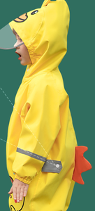 <span class=keywords><strong>Traje</strong></span> <span class=keywords><strong>Impermeable</strong></span> para Niños, Protección Completa, Ribete Reflectante y Bolsa de Almacenamiento Gratis para Diversión al Aire Libre bajo la Lluvia - Product Image 4