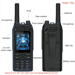 Radio de Dos Vías 4G de Largo Alcance <span class=keywords><strong>Walkie</strong></span> <span class=keywords><strong>Talkie</strong></span> POC con Android 10 Teléfono Móvil con Tarjeta <span class=keywords><strong>SIM</strong></span> <span class=keywords><strong>Dual</strong></span> - Product Image 6