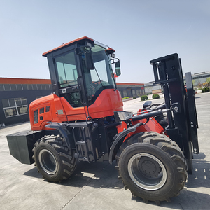 รถยก 4x4 ยี่ห้อจีน พร้อมบุ้งกี๋ติดเครน รุ่น ZLIN 5T รถยกสำหรับใช้งานนอกพื้นที่ รถยกดีเซล 5 ตัน ขาย - Product Image 2