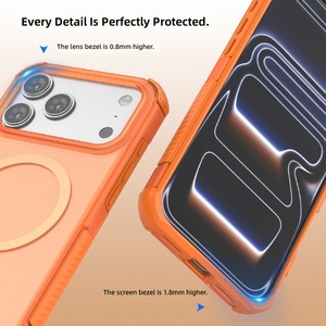 Funda Magnética con Carga Inalámbrica para <span class=keywords><strong>iPhone</strong></span> 18 17 16 15 <span class=keywords><strong>14</strong></span> 13 <span class=keywords><strong>Pro</strong></span> Max, Protección Suave - Product Image 3