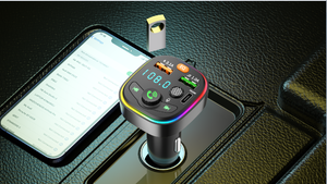 Bộ sạc xe hơi Timbear Q6 cho xe hơi Bộ sạc điện thoại xe hơi Bộ phát FM âm thanh <span class=keywords><strong>Bluetooth</strong></span>-MP3 <span class=keywords><strong>Bluetooth</strong></span> 5.0 âm thanh rảnh tay USB 3.1A - Product Image 4