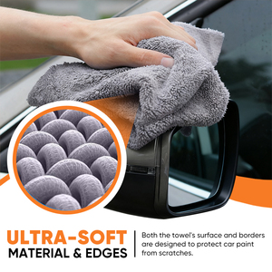 Serviette en daim pour lavage de voiture, séchage rapide, plage, séchage rapide, nano fibre, boîte à cire - Product Image 3