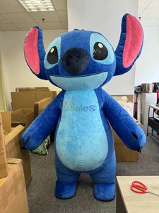 Popüler koşu eğlenceli kısa peluş karikatür karakter şişme dikiş maskot kostüm için parade sahne - Product Image 5