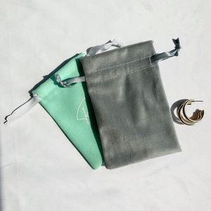 Factory Wholesale Flannel Velvet <b>Pouch</b> Gift <b>Drawstring</b> Bag Packaging Velvet Jewelry <b>Pouch</b> - Product Image 6
