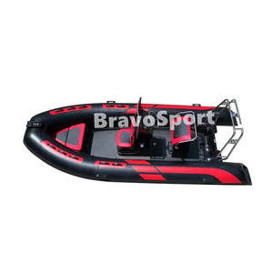 Bateau pneumatique personnalisé RIB 480 Deep V en fibre de verre avec coque en Hypalon/PVC et siège conducteur surélevé, modèle 2026 - Product Image 6