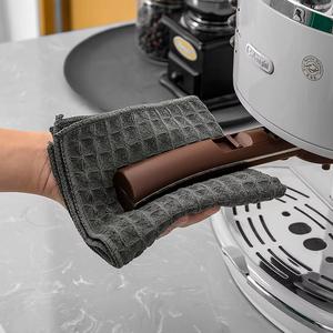 Outstanding Quality Cheap Cost Kitchen Thick Rags Weave 12X12 Inch Odor Free Ultra Super Absorbent Microfiber <b>Cloth</b> Waffle - Product Image 5