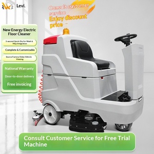 washing truck cleaning scrubber washing truck factory floor cleaning machine multifunctional scrubber - Product Image 1