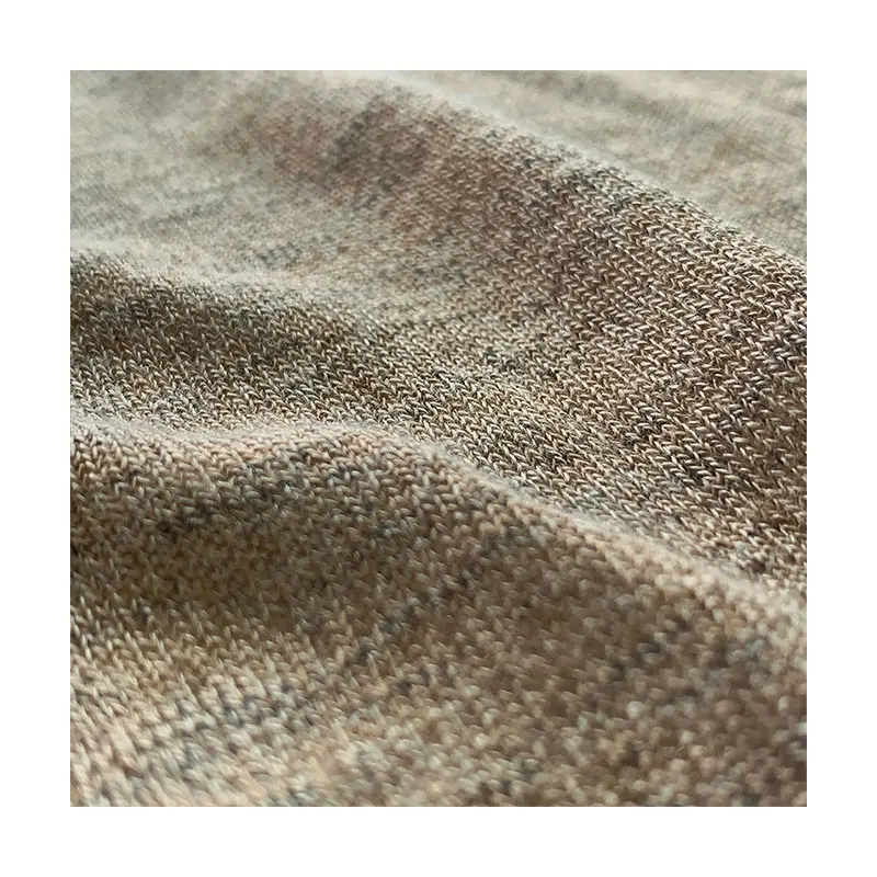 Products Sell Like Hot Cakes Thin SLUB Fabric 90%polyester 10%rayon Spring And Summer New Fashion Fabric Single Jersey Knitted