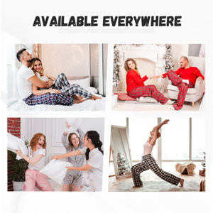 Image personnalisée Pantalon de pyjama à taille élastique et imprimé floral pour femmes Matériau en spandex respirant personnalisable pour la nuit d'hiver à la maison - Product Image 2