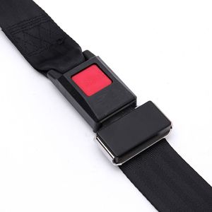 Ceinture de sécurité à deux points B7 pour moto, ambulance, fauteuil roulant, sangle en polyester noir avec boucle ABS - Product Image 5