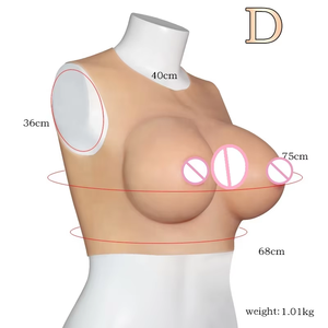 Formes crosscommode artificiel en silicone souple avec gros seins pour femmes et femmes - Product Image 6