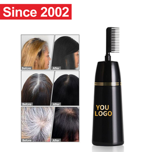 Tinte Permanente para el Cabello Totalmente Negro, Crema Cristalina en Formato Champú, Bajo en Amoníaco, Ingredientes Naturales, Cubre las Canas, Fórmula Nutritiva - Product Image 1