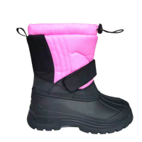 Nouvelles bottes de randonnée d'hiver antidérapantes noires à faible MOQ, bottes de neige imperméables Solomon, bottes de neige amortissantes Columbia