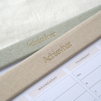 Conception personnalisée Impression de logo Liste de choses à faire Couverture rigide créative Décoration Achieher Agenda Planificateur Bloc-notes