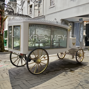 รถศพแบบคลาสสิก ลีมูซีนตกแต่งลายดอกไม้ รถศพไฟฟ้าทันสมัย รถพ่วงศพสุดหรู - Product Image 5