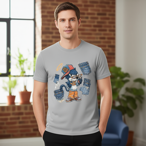 T-Shirt Unisex 210GSM 100% Cotone, Casual con Stampa DTF, Traspirante e Resistente, Maglietta da Uomo - Product Image 3