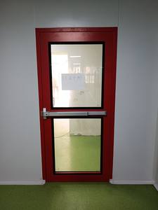 Puertas Dobles Automáticas Herméticas de Acero Inoxidable para Quirófanos, Diseño Moderno para Interiores de Hospitales - Product Image 5