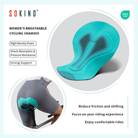 SOKIND Short de cyclisme haute performance rembourré, antibactérien, avec chamois, évacuant l'humidité, pour hommes et femmes