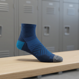 Retro Striped Crew <b>Running</b> <b>Socks</b> Ultra Lightweight Quick Dry Custom Ribbed Cotton/Bamboo Mid-Calf Athletic <b>Socks</b> Summer Youth - Product Image 1