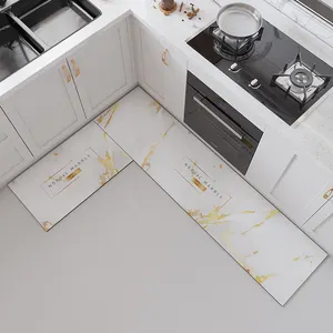 防水现代定制两件套防滑舒适厨房地毯垫厨房
