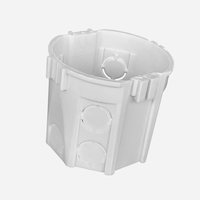 Caja de conexiones de enchufe de interruptor de estilo europeo Caja de alambre inferior circular oculta Alta