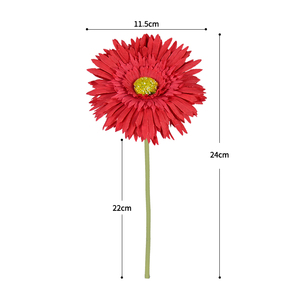 Vente chaude <span class=keywords><strong>prix</strong></span> d'usine tige courte chrysanthèmes brossés vraie touche branche de fleur artificielle décorative - Product Image 5