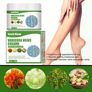 South Moon Private Logo Crema para venas varicosas Efectivo 30g Flebitis Araña Dolor Calmante Angitis Eliminación Ungüento - Product Image 4