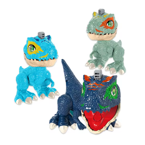2in1 Mobile Phone Holder Press Button Cute Open Mouth Dinosaur Customizable Toys and Games for Kids Children