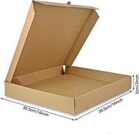 Großhandel E-Flute Individuell Bedruckte Magnetverschluss Recycelbare Karton Pizza- & Sushi-Boxen Fast-Food-Verpackung 12 Zoll