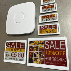 Sistema de Etiquetas Electrónicas para Estantes (ESL) con Gateway BLE de 2.4 GHz, AP, API y EAS, Etiqueta Electrónica de Precio Digital con Pantalla E-Ink - Product Image 1