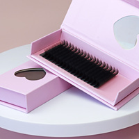 0.02 0.03 0.05 0.07mm produits d'extension de cils moelleux mat Extensions de cils plateaux C D Cc Dd cachemire vison Extension de cils