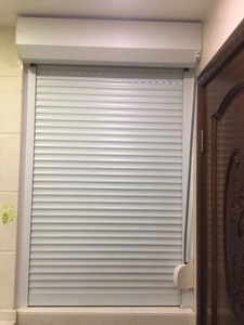 Bên ngoài điều khiển điện thép phụ kiện kim loại thép cửa hiện đại màn trập cửa sổ 1 Bộ nhựa cửa chớp cho đồ nội thất rẻ hơn - Product Image 2