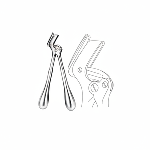 Tijeras para Yeso de Acero Inoxidable de Alta Calidad, las Más Vendidas del 2024, Fuente de Alimentación Manual, 380 mm, Ligeras, Reutilizables, Grado Quirúrgico A+ - Product Image 1