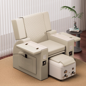 Meubles de salon de beauté de luxe, fauteuils électriques pour manucure et pédicure, massage des pieds, revêtement en cuir, <span class=keywords><strong>design</strong></span> moderne et élégant, durable - Product Image 2